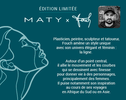 Collection de bijoux éco-responsable MATY x Fouch