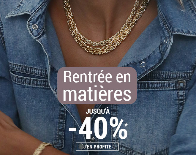 Rentrée en matières : jusqu'à -40%*